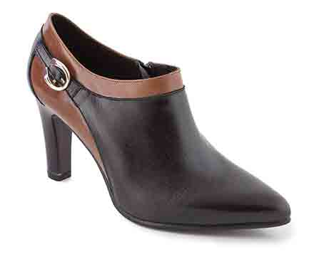 0742 Two-tone shoe boot with buckle. Trade price £40 - Retail price £120