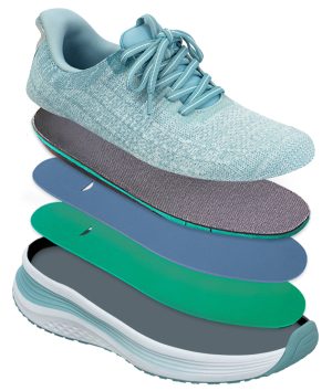 NewWeb Shoe Layers Women Nira Turquoise copy Golden Concept brings Orthofeet slip-on shoes to the UK!